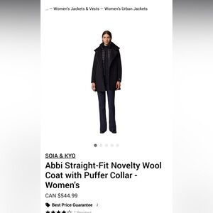 SOIA & KYO wool coat